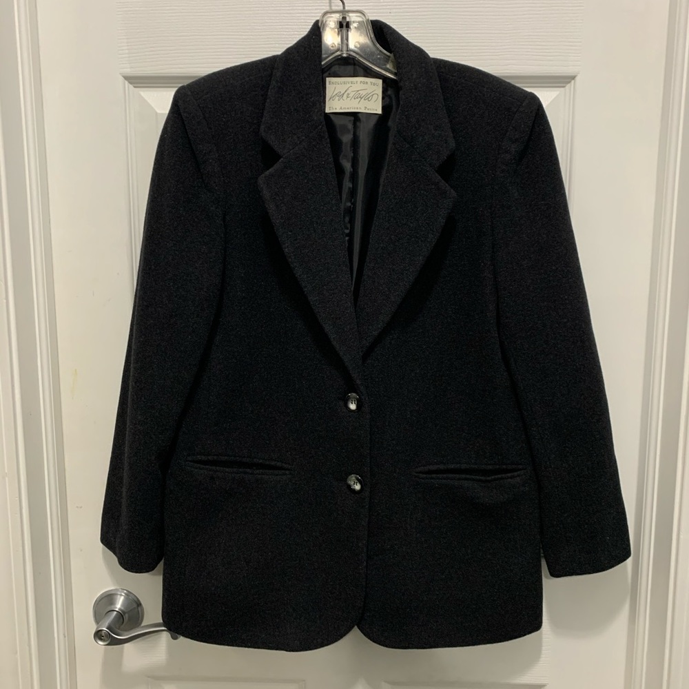 lord and taylor  cashmere lining suits black 6p